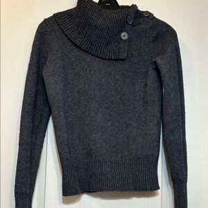 GAP Dark Gray Cowl Neck Sweater